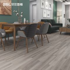 貝爾地板DHM201煙雨水墨樺木多層實木地板15mm仿古手抓紋