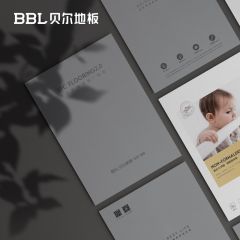 貝爾地板銷售推廣輔料SPC生態(tài)石晶地板·墻板樣板冊